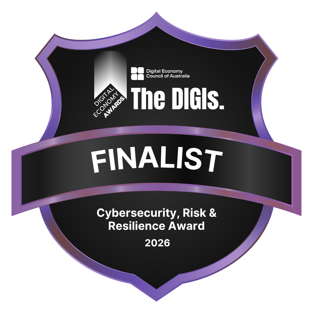 Veriqua finalist — 2026 Australian Digital Economy Awards, Cybersecurity, Risk & Resilience Award.